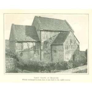  1906 Bradford Kingston House Sutton Court Saxon Church 