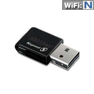   Wireless N Speed USB Adapter   USB 2.0, Wireless N, WPS, WMM