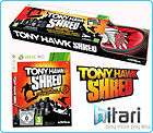Tony Hawk Shred skating snowboard Game + Board Bundle Xbox 360 FREE UK 