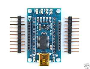 XBee to USB adapter BASIC STAMP, PIC, AVR, MSP430  