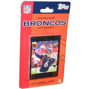  2007 Topps NFL Football Team Set   Denver Broncos 12 card 