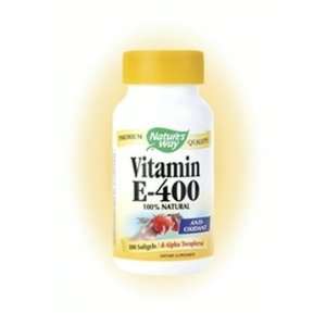 Natural Vitamin E 100 Sftgls 400 IU ( D Alpha Tocopherols ) By Nature 