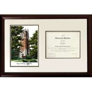  Michigan State University Beaumont Tower Scholar Framed 
