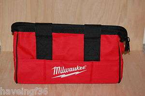 Brand New Milwaukee M12 2420 21 / 2445 21 Canvas Tool Bag  