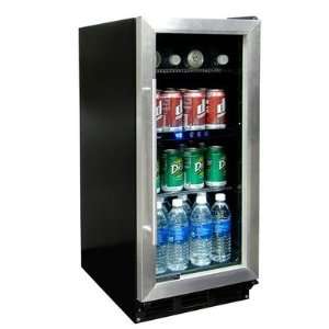   VT 32 Beverage Cooler in Black with Stainless Trim Toys & Games