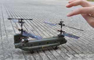 S026G 3.5CH Mini Chinook RC Helicopter Infrared Control GYRO New 