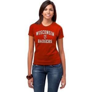  Wisconsin Badgers Womens Perennial T Shirt Sports 