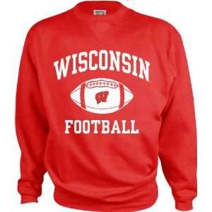  Wisconsin Badgers Perennial Football Crewneck Sweatshirt 