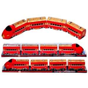   Train Set   1 Locomotive and 3 passenger wagon   XL   Color Vary Toys