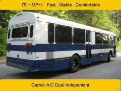 01 Thomas Church Bus Party Transit Shuttle School Bus Rear Engine 