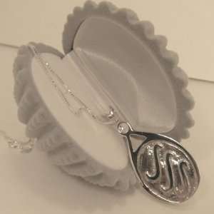 Exact H2o Just Add Water Sterling Silver Locket Pendant 3 Waves + Rolo 