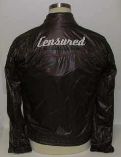 NEW CENSURED BROWN HIGH QUALITY STYLISH MOTORCYCLE/BIKE JACKET MENS 