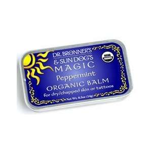Dr Bronner Body Balm Organic Peppermint .5 oz ( Value Multi pack of 