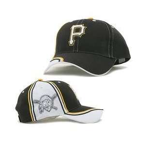  Pittsburgh Pirates Tidal Wave Adjustable Cap   Black/White 