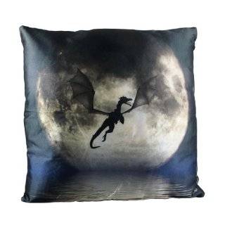 Dragon Moon` by Julie Fain 14 in. X 14 in. Throw Pillow