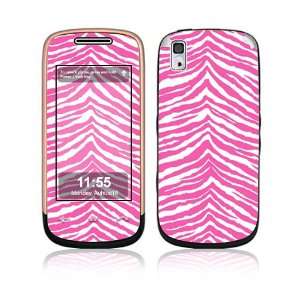  Samsung Instinct S30 Deca Vinyl Skin   Pink Zebra 
