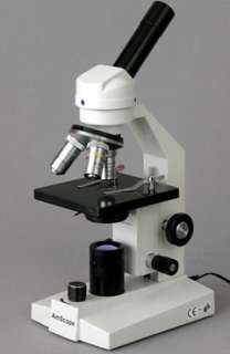 CORDLESS LED STUDENT COMPOUND MICROSCOPE 40X 800X 013964500875  
