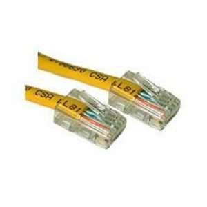  5ft CAT5e Crossover Patch Cable Yellow