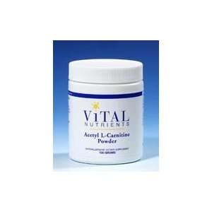  acetyl lcarnitine powder 100 grams by vital nutrients 