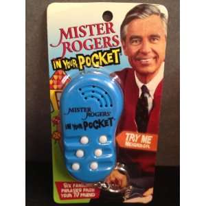  Mister Rogers In Your Pocket Key Chain Toys & Games