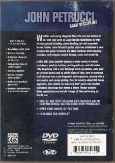 JOHN PETRUCCI Rock Discipline Dream Theater 2hr NEW DVD  
