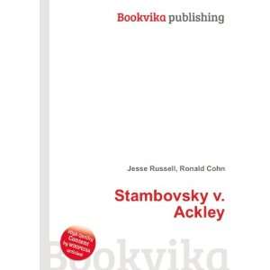  Stambovsky v. Ackley Ronald Cohn Jesse Russell Books