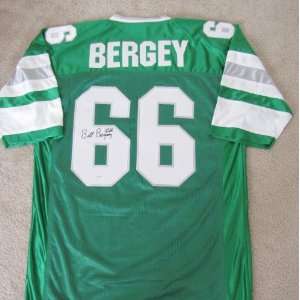 Bill Bergey Autographed Custom Jersey   Philadephia Eagles Legend