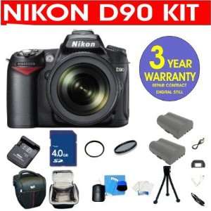  Nikon D90 12.3 MP Digital SLR Camera with 18 55mm f/3.5 5 