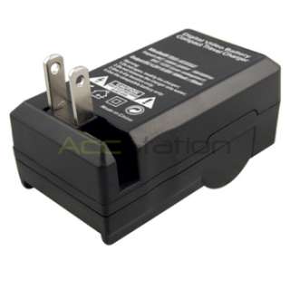 Battery charger with foldable AC plug DC Cigarette lighter adapter 