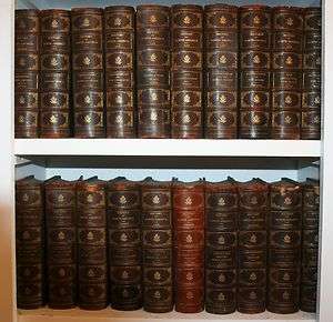 1904 20 vol complete leather limited edition set THE HISTORY OF NORTH 