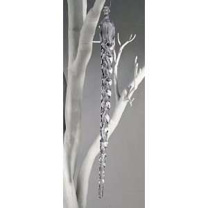  Clear Acrylic Icicle   11.5 Inch