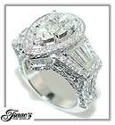   diamond engagement ring 18kw one of a kind design wow center stone 2