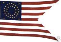 US.35 STAR CAVALRY GUIDON FLAG  