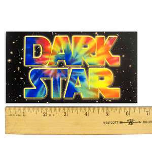 Grateful Dead Dark Star Bumper Sticker 3½X6  