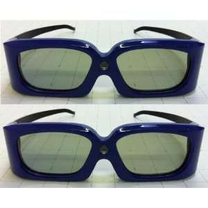   Eagle 510s   2 Blue 3D DLP Link Active Shutter Glasses Electronics