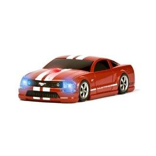 Wireless Mouse   Mustang GT Red with White Stripes by Road Mice