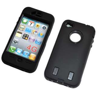 Luxury Deluxe Silicone Rubber Cover Skin Hard Case Shape For IPHONE 4 