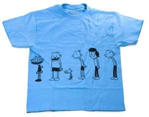   Diary Of A Wimpy Kid Character Youth Blue Tee Medium 