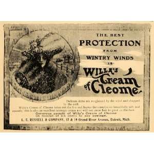  1904 Vintage Ad Willas Cream of Cleome Skin Cosmetic 