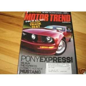 ROAD TEST 2005 Ford Mustang GT Motor Trend Magazine