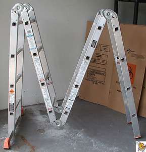 16 TYPE 1A EXTRA HEAVY 300 LB ARTICULATE LADDER 121499  