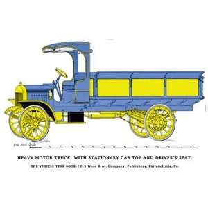  Heavy Motor Truck   Stationary Cab, Drivers Seat by 