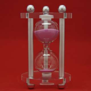 Pink lady sand clock watch hourglass Timer 30Min gifts  