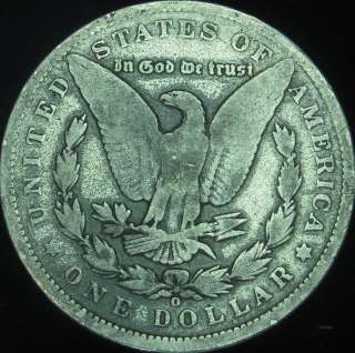 1890 O Good+ Morgan Dollar in Eagle Coin Holder     