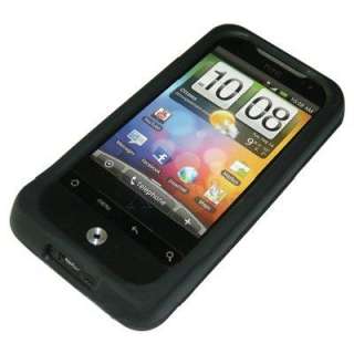 Black Silicone Skin Soft Case for HTC Legend G6  