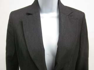 SISLEY Charcoal Long Sleeve Blazer Jacket Sz 40  