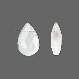  #4253 Celestial Crystal® clear, 18x12mm faceted briolette 