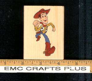 DISNEY TOY STORY WOODY RUBBER STAMP  