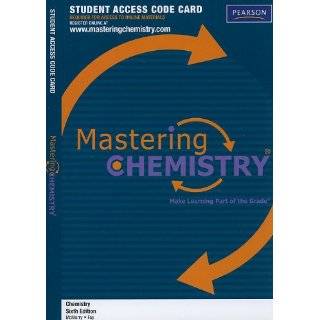  Mastering Chemistry  Student Access Kit for Chemistry A 