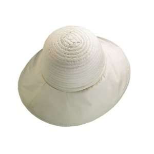    UV Sun Protection Wide Brim Floppy Beach Hat Khaki 